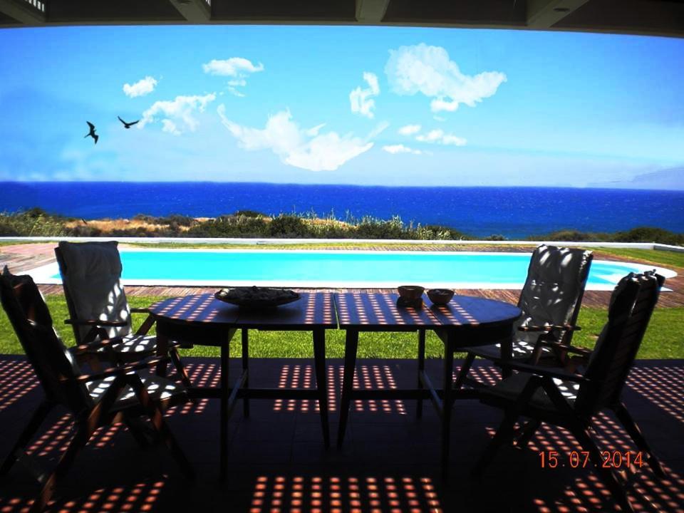 Cristelia Seafront & Pool Villa لاخنيا المظهر الخارجي الصورة