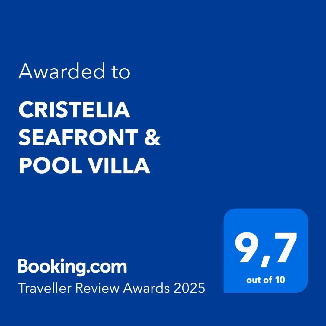 Cristelia Seafront & Pool Villa لاخنيا المظهر الخارجي الصورة