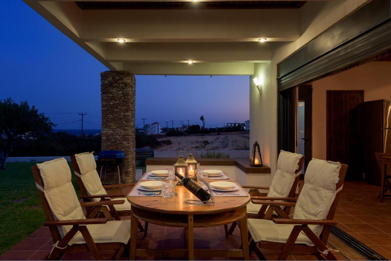 Cristelia Seafront & Pool Villa لاخنيا المظهر الخارجي الصورة